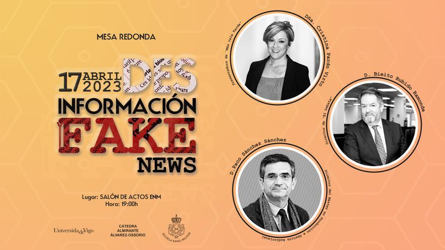 Cristina Pardo, Bieito Rubido y Paco Sánchez debatirán sobre &quot;fake news&quot; en la Escuela Naval