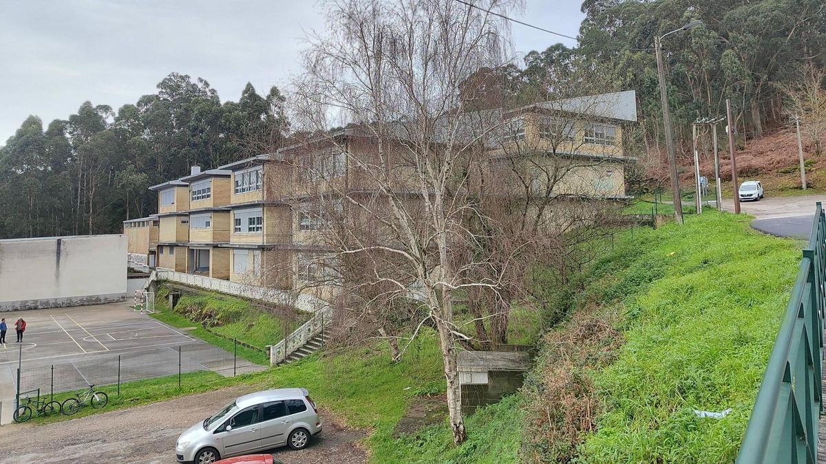 Colegio de O Hío, uno de los cuatro en Cangas que se beneficia del servicio de cátering.