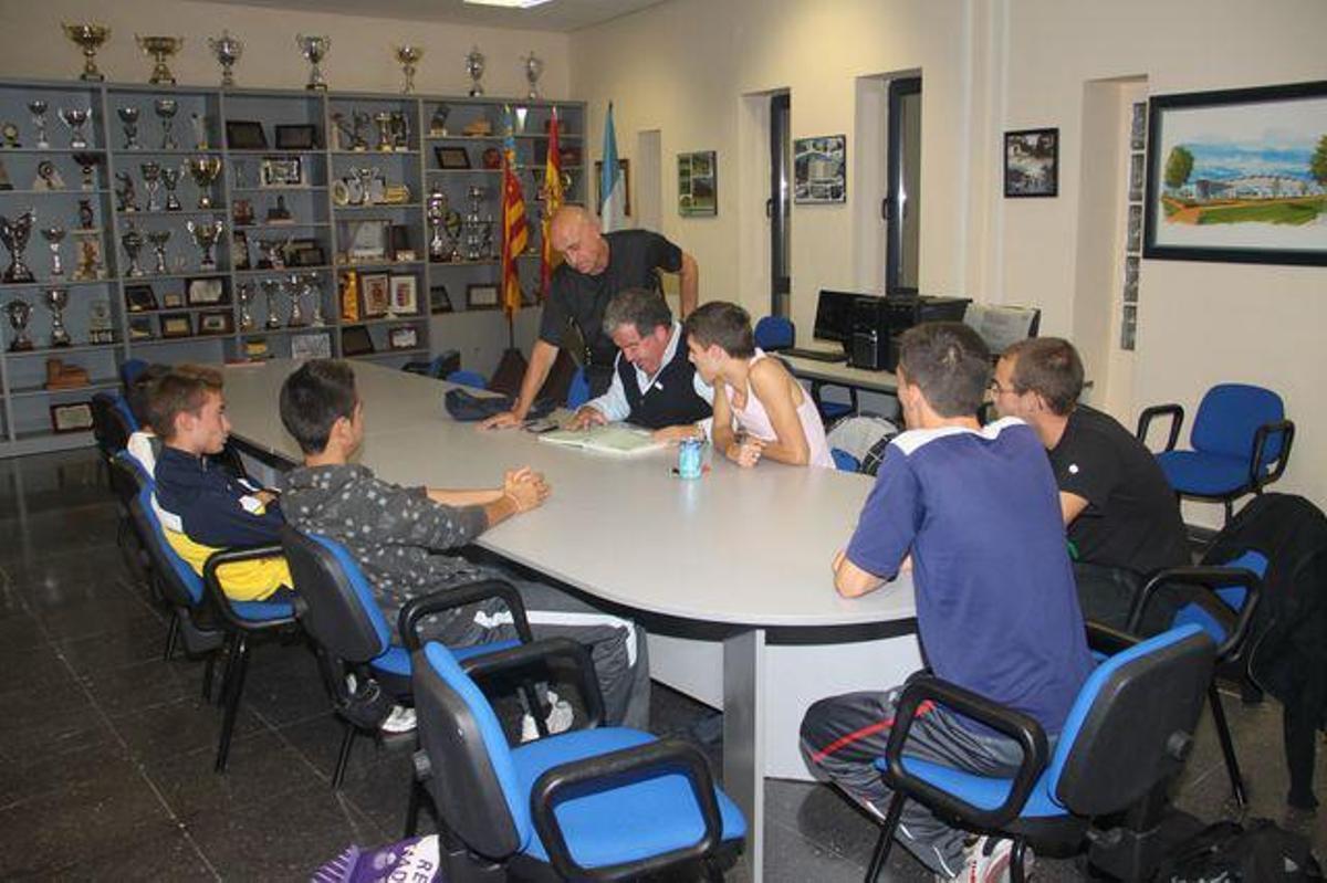 Responsables de la Delegación de Árbitros, en una imagen de archivo