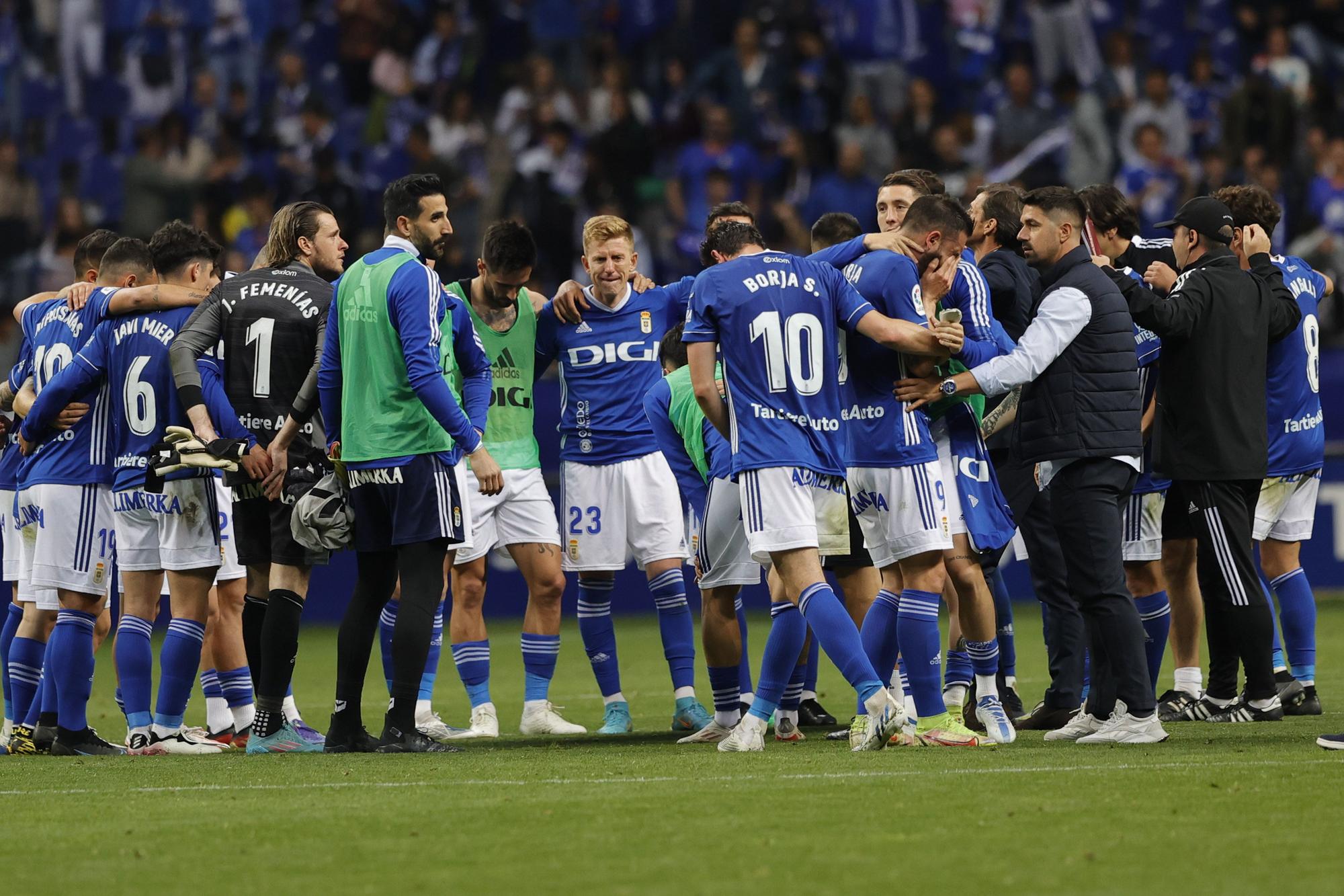 El partido del Oviedo ante el Ibiza, en imágenes