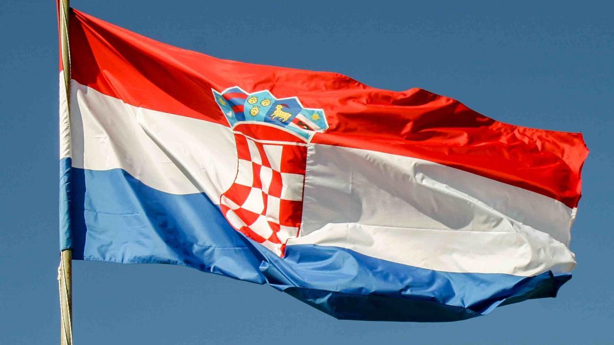 Archivo - Bandera de Croacia.