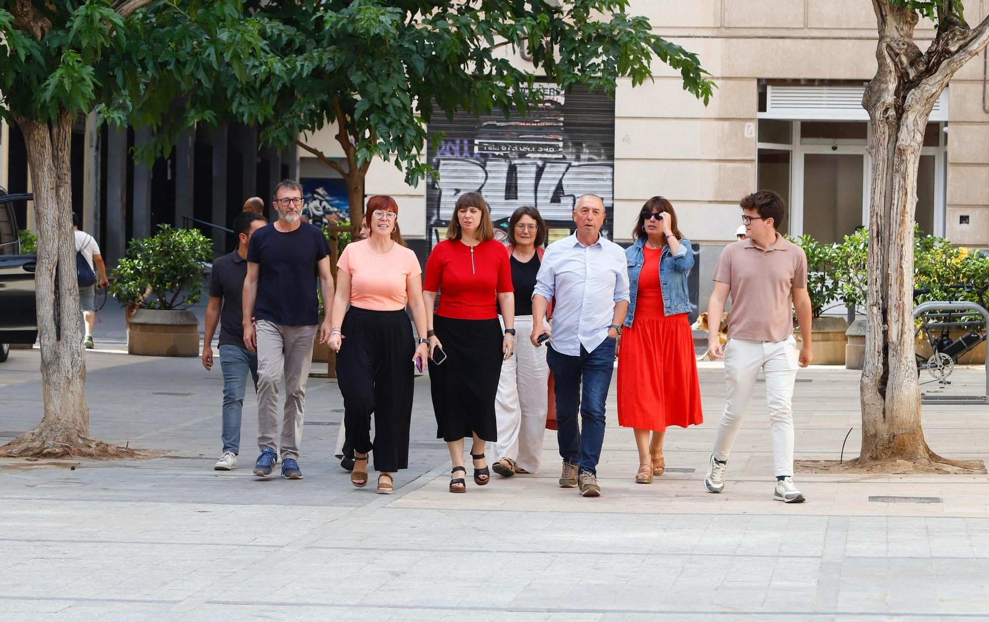 La comisión ejecutiva de Compromís, en imágenes