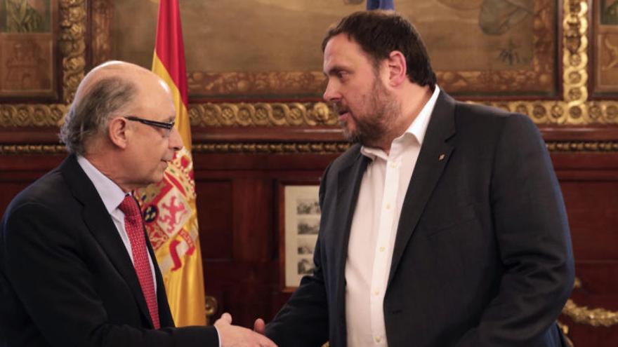 Montoro y Junqueras se han reunido este viernes.