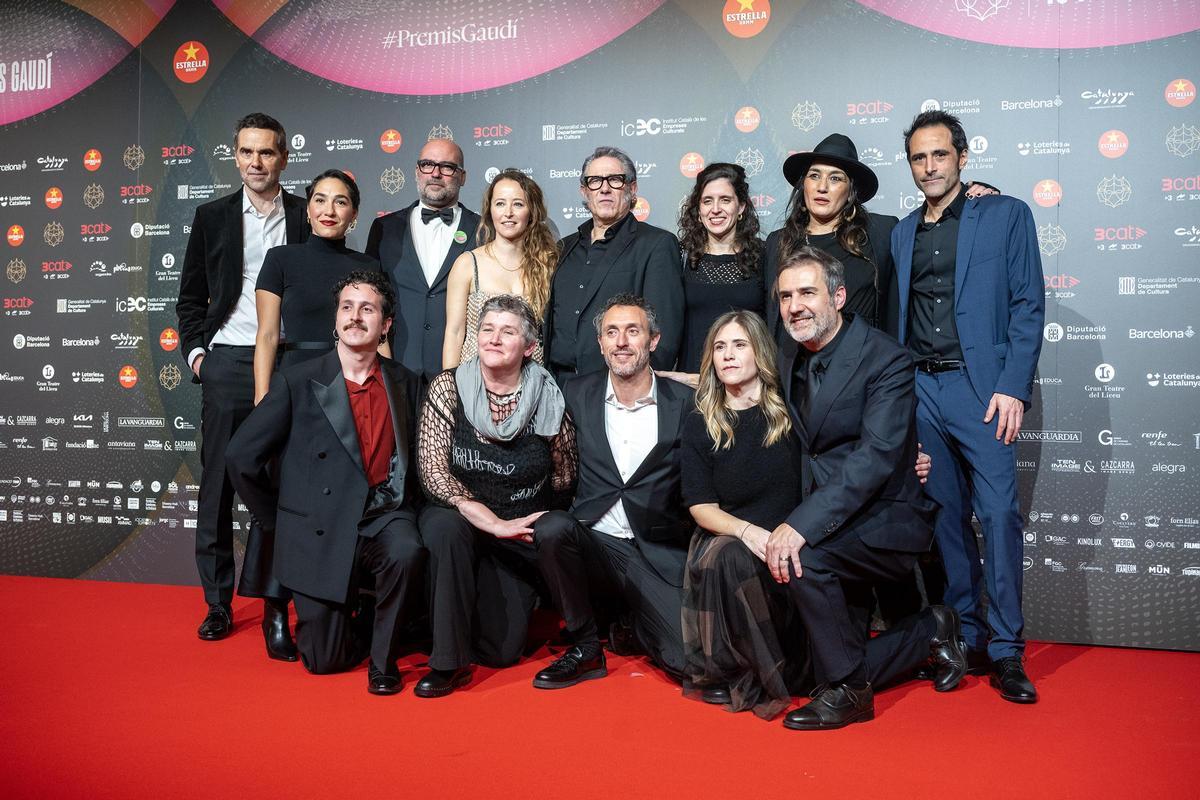 Alfombra roja de los Premis Gaudí 2026.  Equipo de la película 'Sirat'
