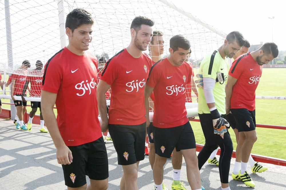 Entrenamiento del Sporting