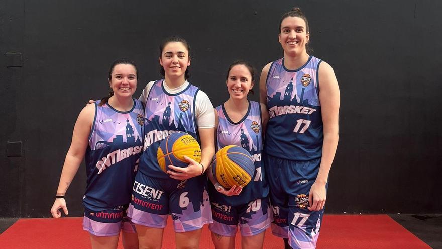 El Ontibasket disputa la jornada de la liga 3x3 indoor nacional de Manises con los equipos masculino y femenino