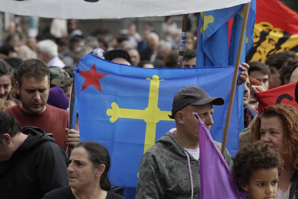 Las protestas en la plaza de La Escandalera