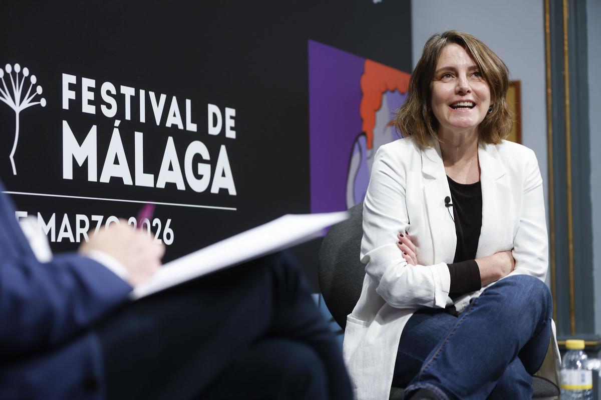 La directora de producción Manuela Ocón recibe este martes noche en el Teatro Cervantes el Premio Ricardo Franco del Festival de Málaga