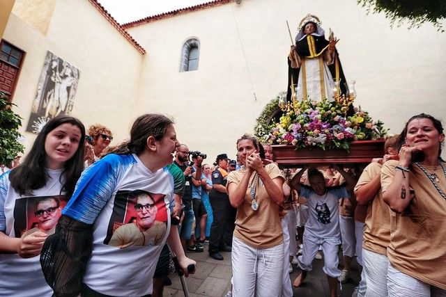 Embarcación de la Virgen del Carmen en Puerto de la Cruz, julio de 2022