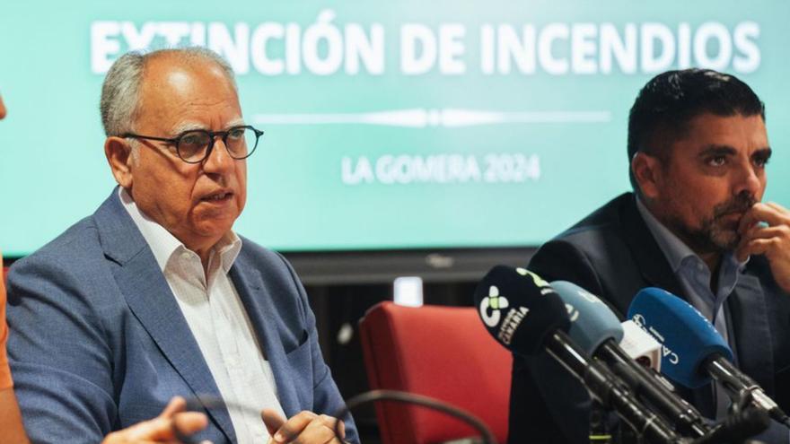 El presidente Casimiro Curbelo y Cabrera, consejero de Emergencias.
