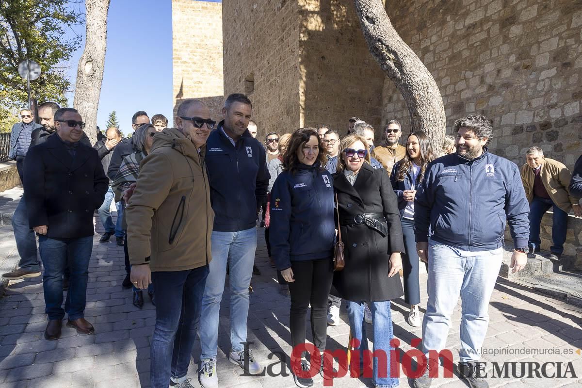 Así ha sido la visita de Isabel Díaz Ayuso a Caravaca de la Cruz