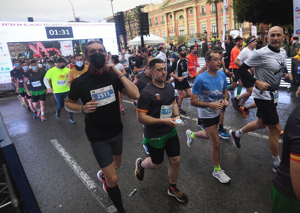 Así fue la salida de la maratón y la media maratón de Murcia (II)