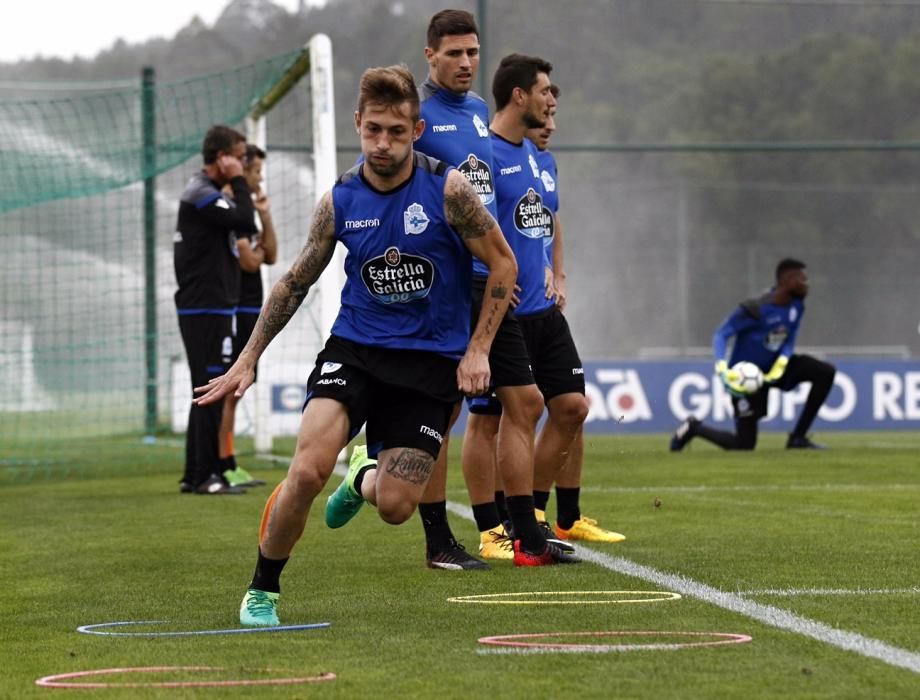 El portugués se pierde el amistoso contra el Pontevedra, el séptimo test de preparación que afronta el Dépor este verano.