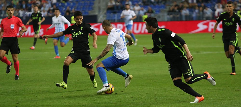 LaLiga Santander | Málaga CF, 3 - Sporting, 2