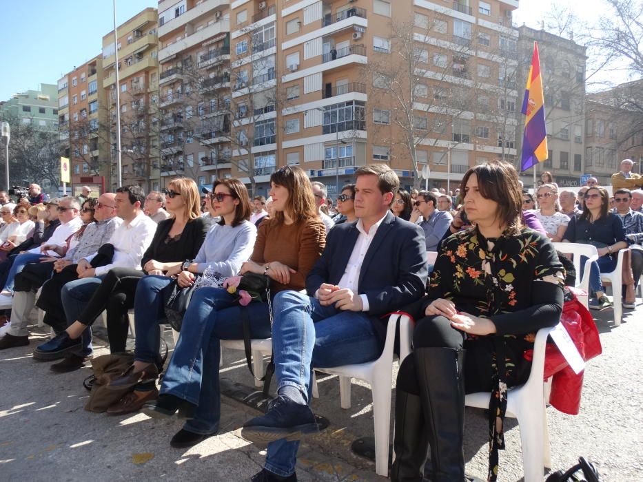 Homenaje a las víctimas del bombardeo franquista en Xàtiva