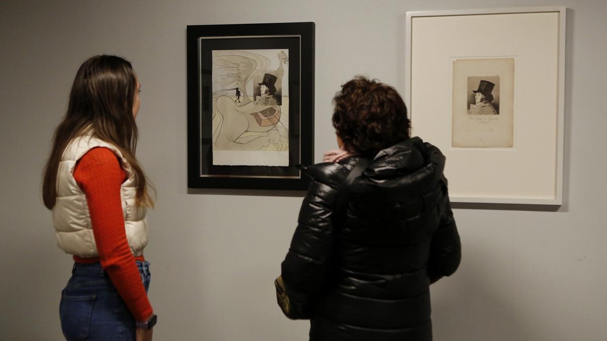 La exposición se podrá visitar en Fuendetodos hasta el 19 de marzo.