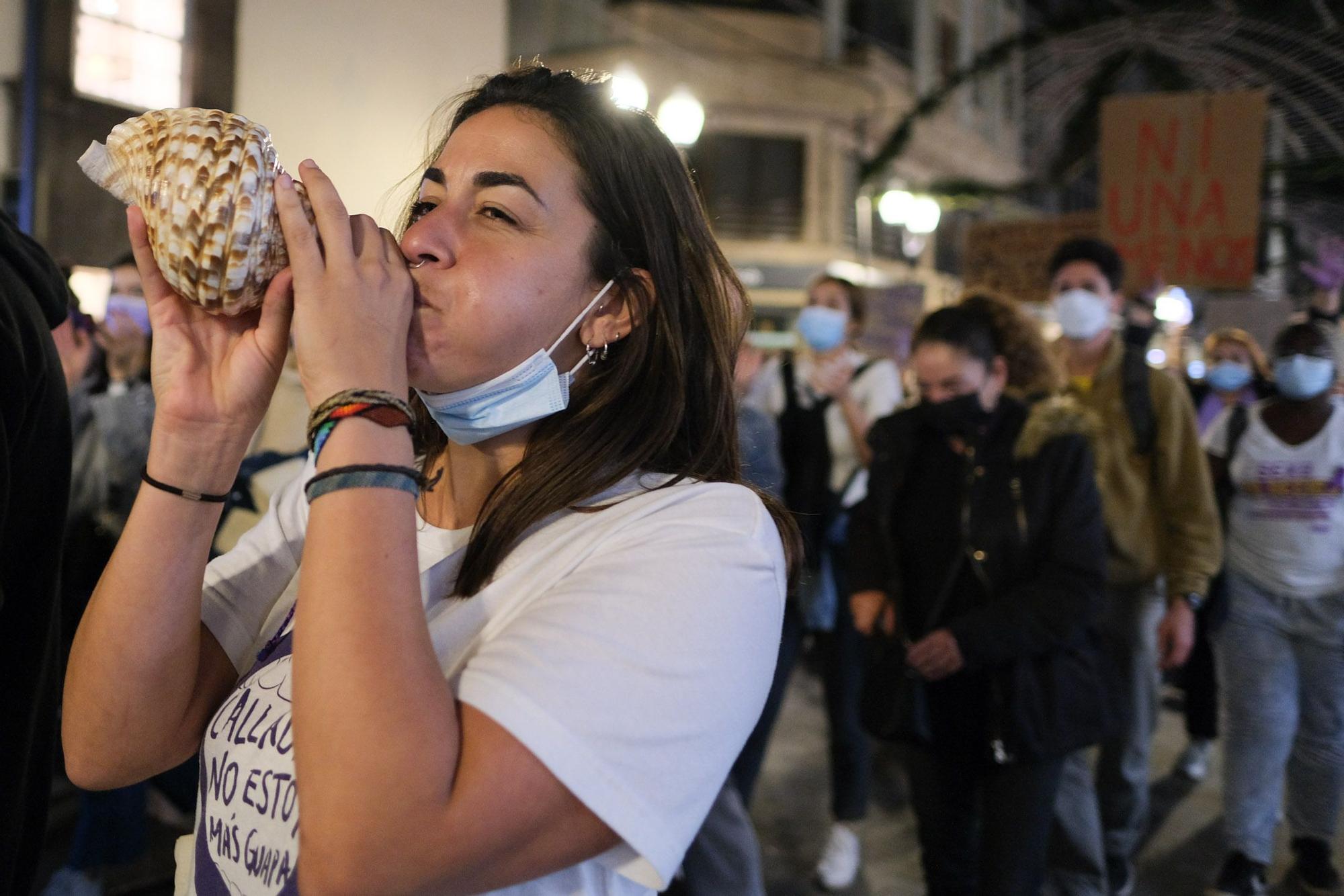 Manifestación del 25N en Las Palmas de Gran Canaria