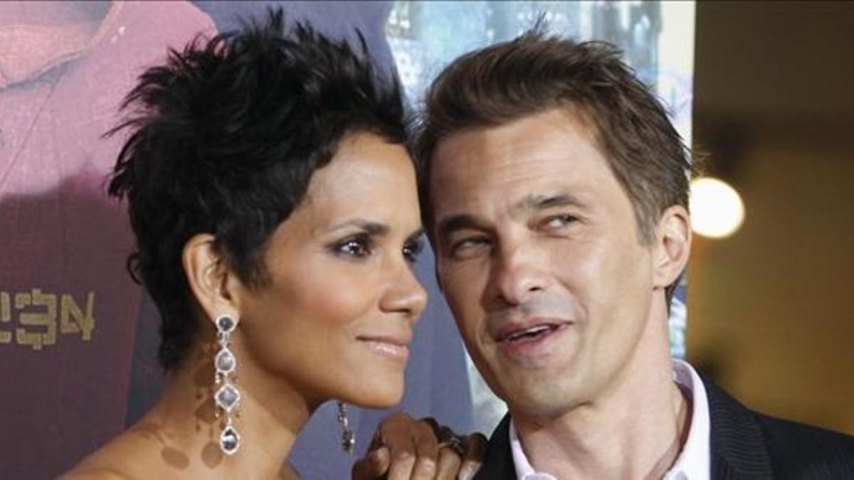 Halle Berry, su novio y su expareja sellan una tregua