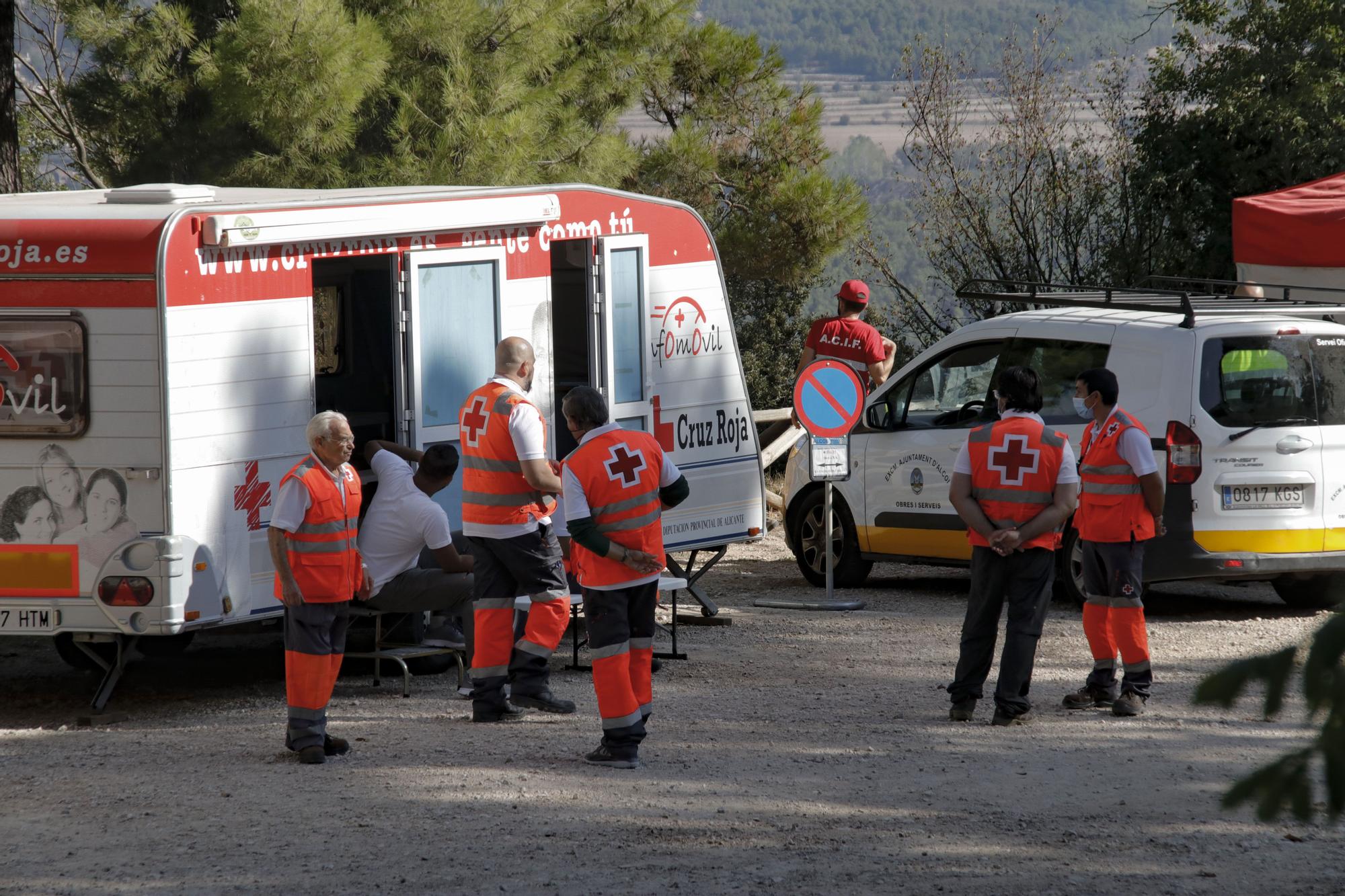 Alcoy vuelve a celebrar tres años después la romería de la Font Roja