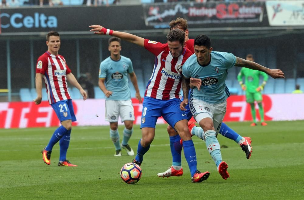 El Atlético de Madrid arrasó al Celta en una segunda parte para el olvido después de que los vigueses hubieses sido superiores durante los primeros cuarenta y cinco minutos