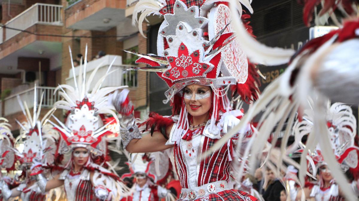 Rua de Carnaval de Blanes de l'any 2020.