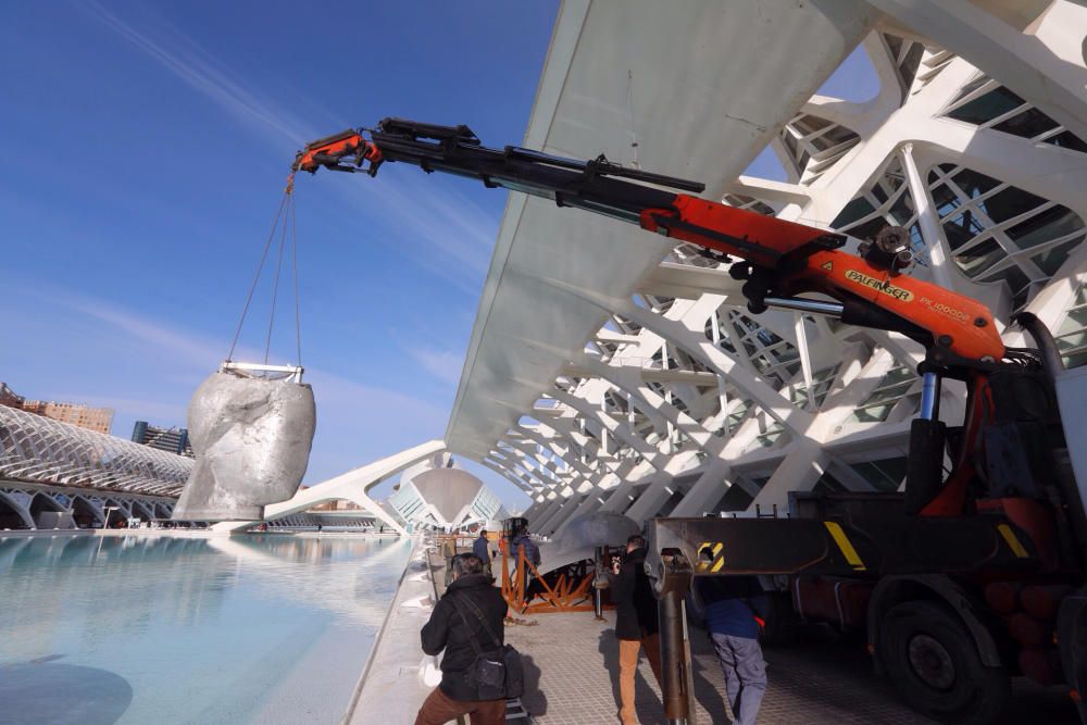 'La Pamela' de Valdés se despide de la Ciudad de las Artes y las Ciencias