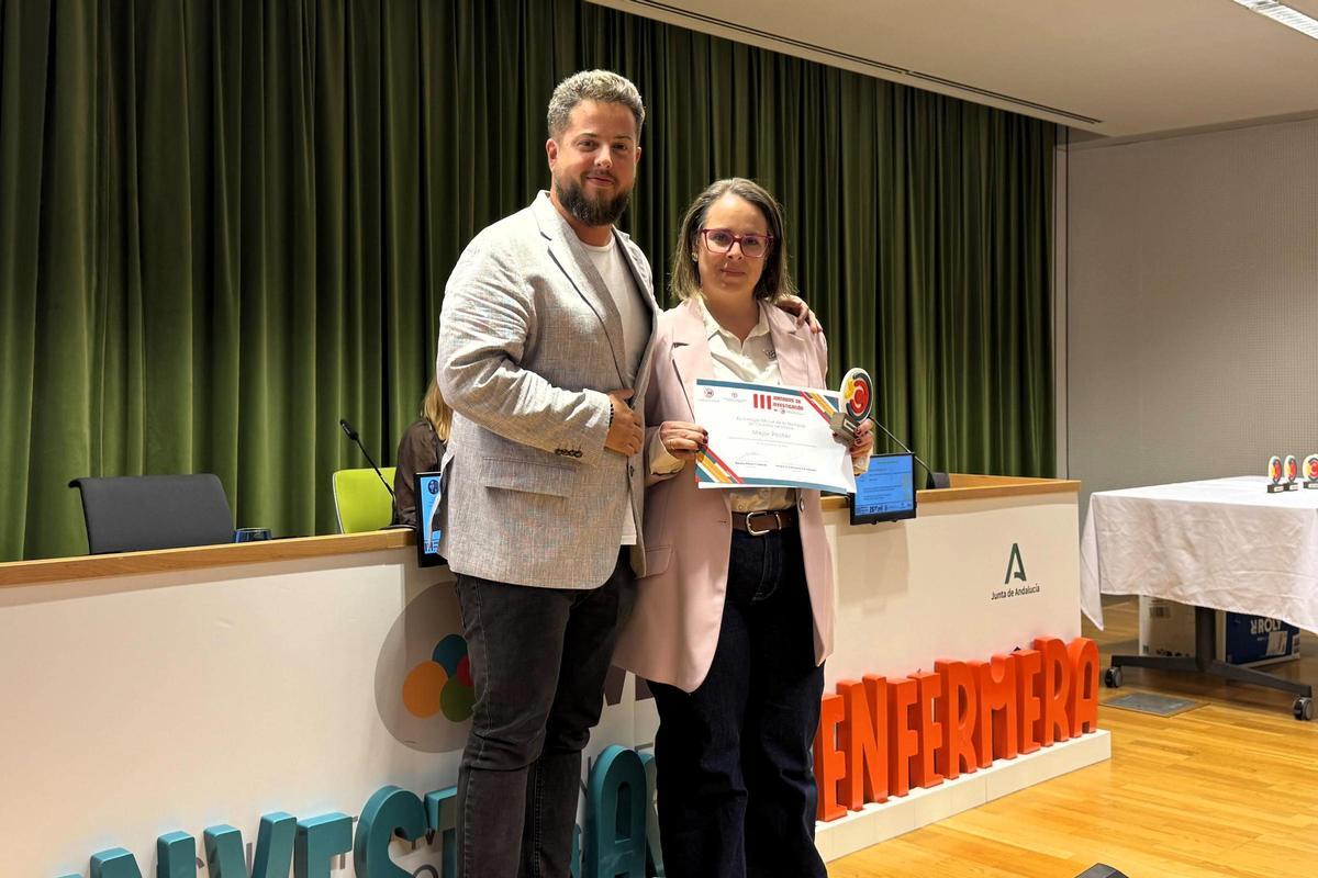 Foto 3: María Delgado, premio al Mejor Póster.