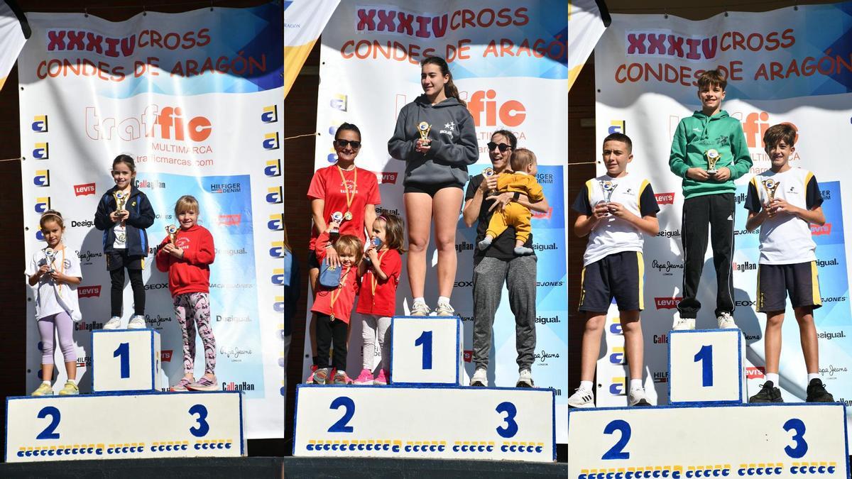 Ganadores del XXXIV Cross del Colegio Condes de Aragón de Zaragoza