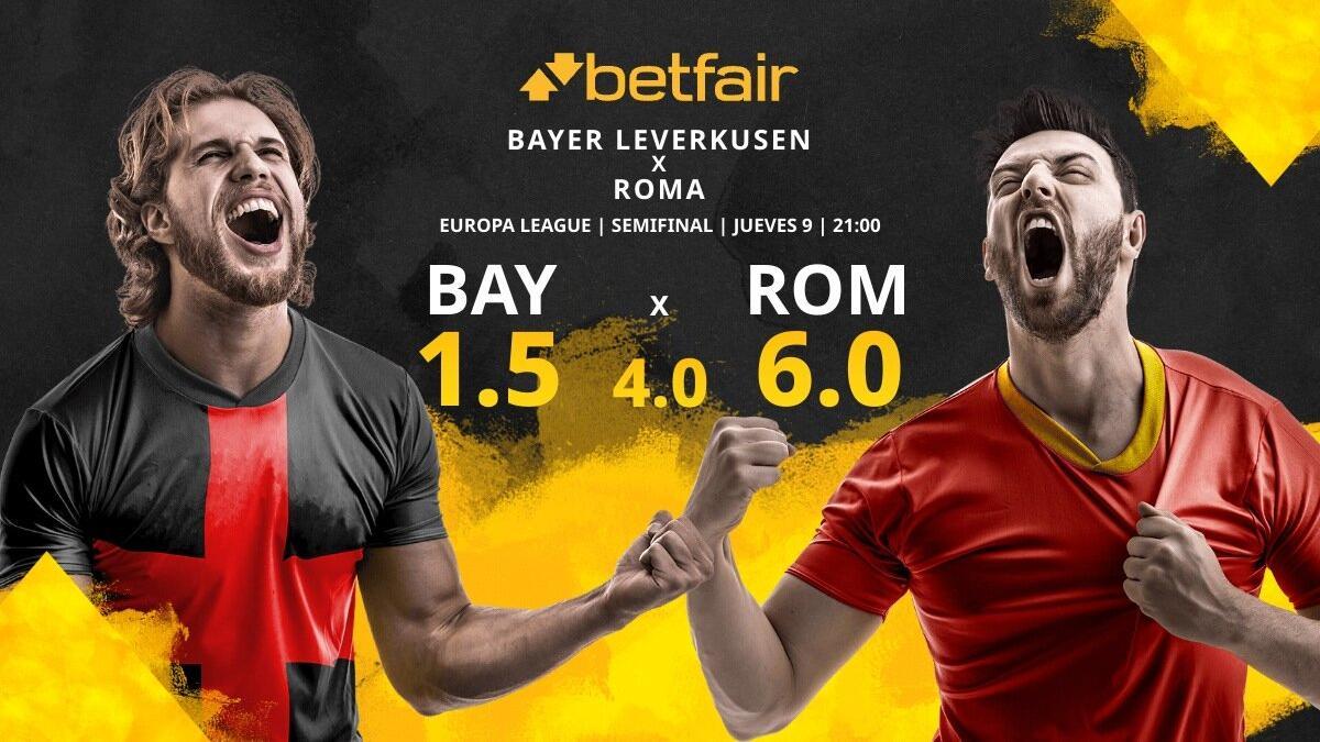 Bayer Leverkusen vs. AS Roma: horario, TV, estadísticas, cuadro y pronósticos