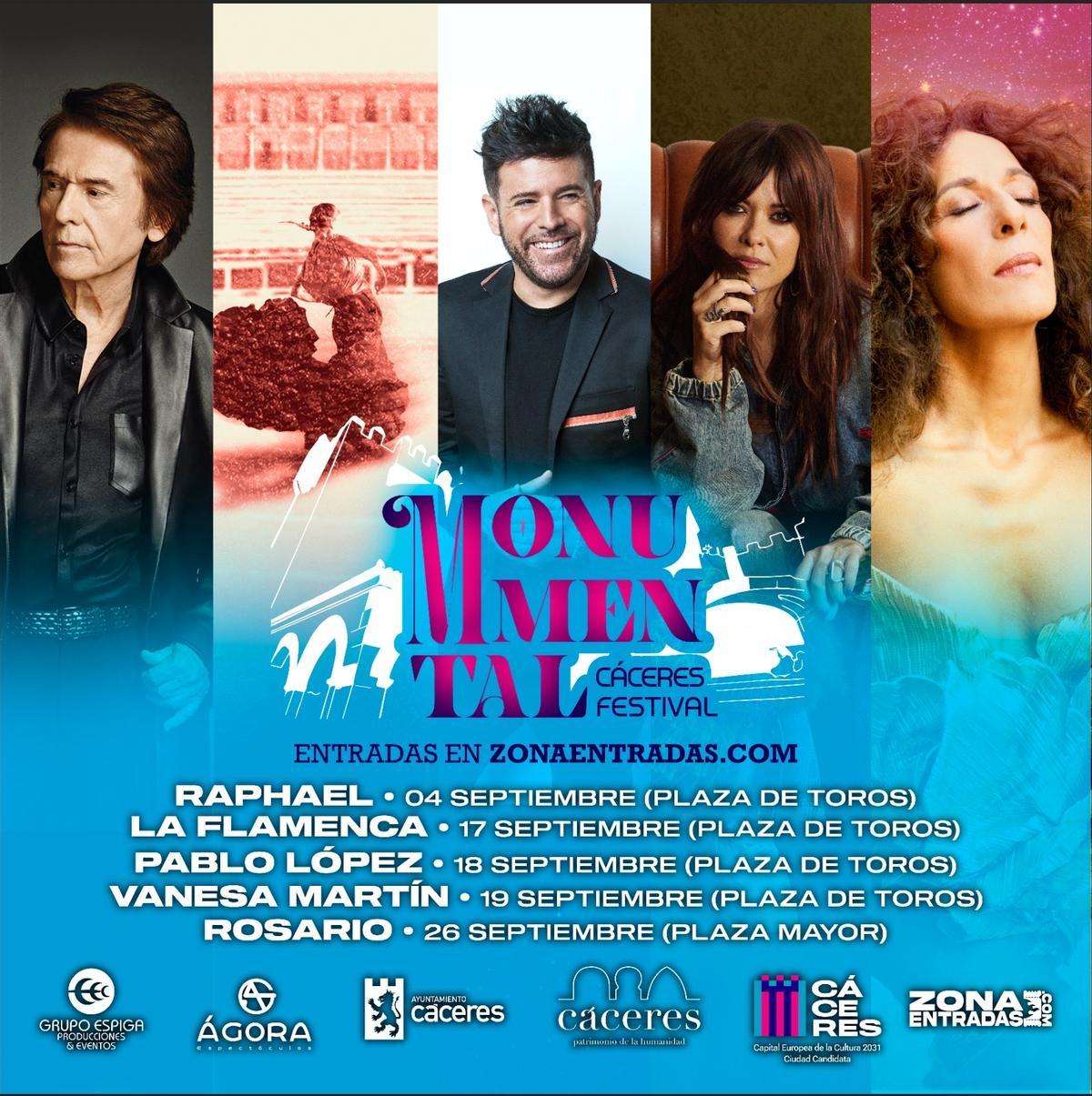 Cartel del nuevo festival cacereño.