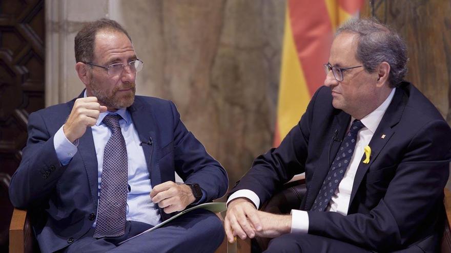 Quim Torra: &quot;El mandato del 1-O irá adelante si España no negocia&quot;