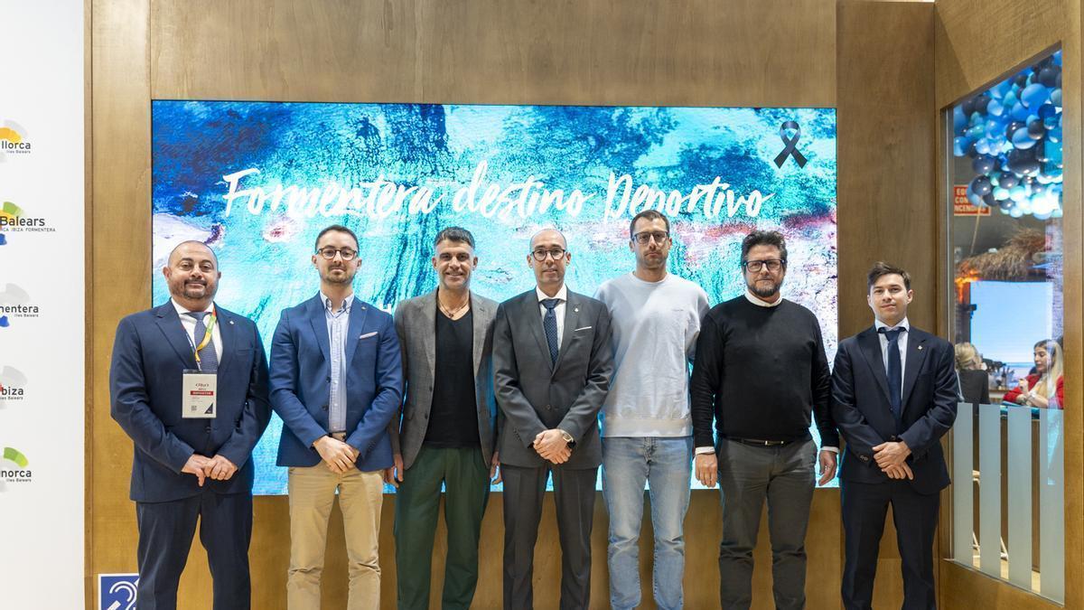 Parte de la delegación de Formentera trasladada a Madrid para participar en Fitur
