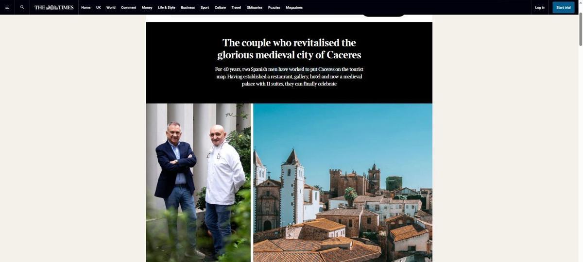 'The Times' sobre Toño y Jose