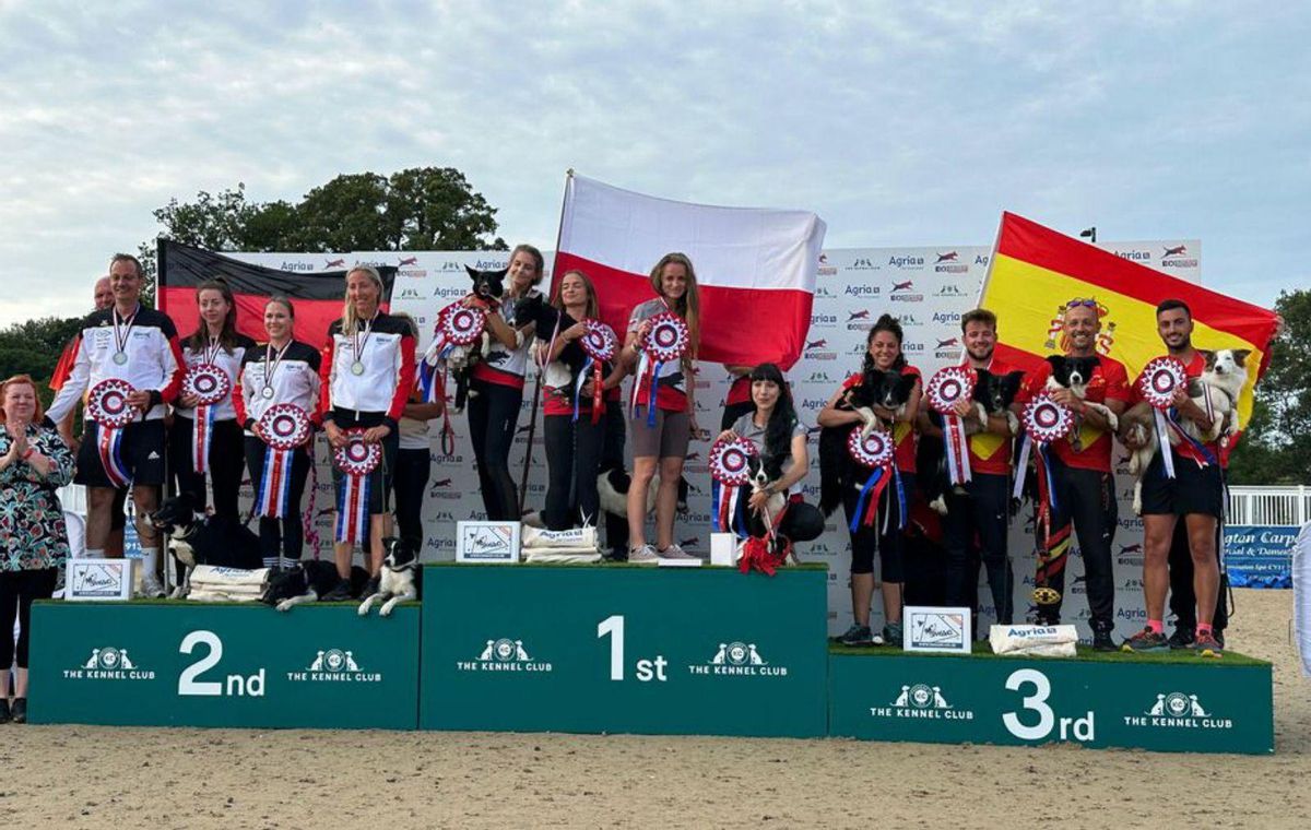 Podio del Campeonato Europeo de Agility. | // ALEJANDRO SEQUEIROS