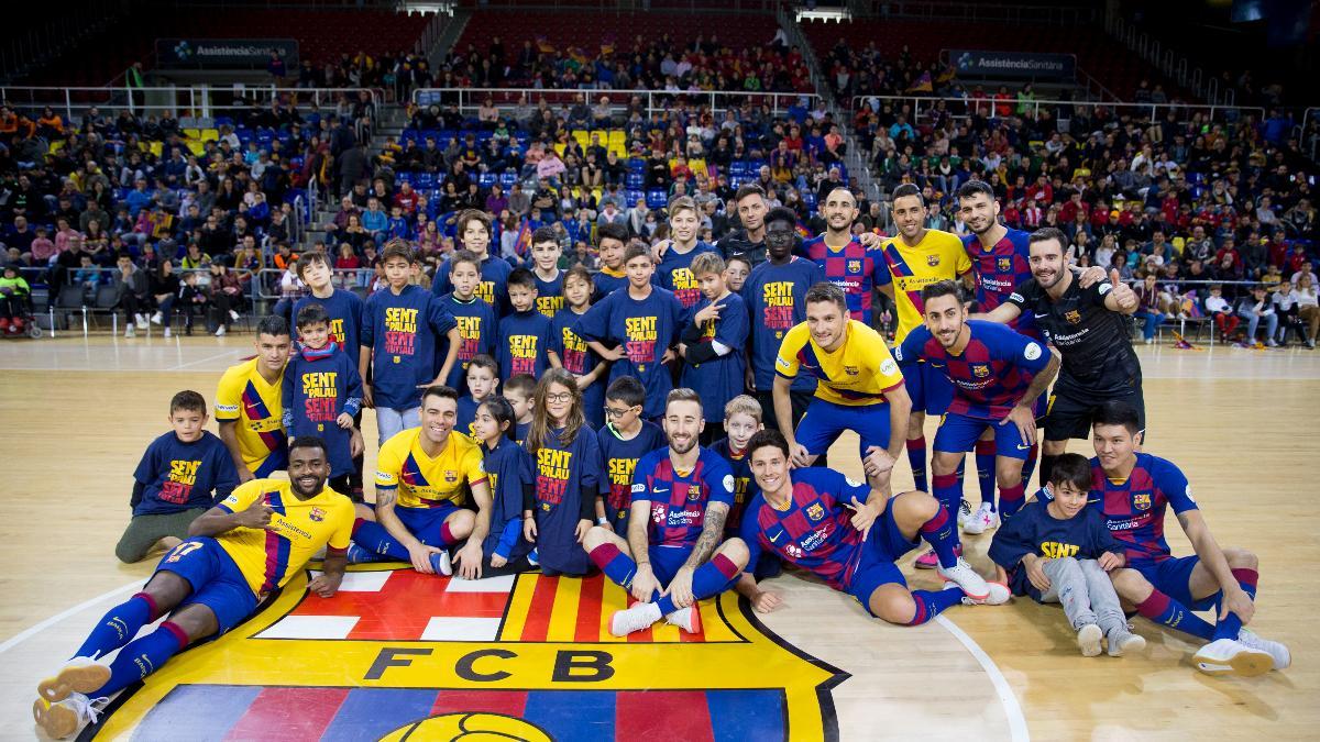 El Barça, en 2020 en el último entrenamiento abierto