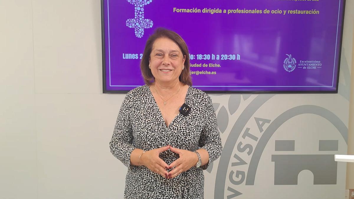 La edil de Mujer Caridad Martínez