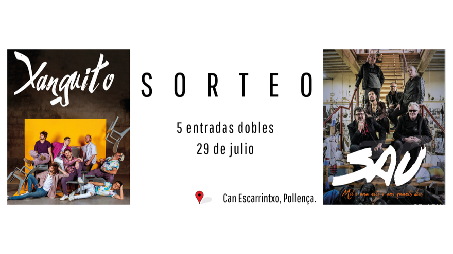 SORTEO CERRADO | 5 entradas dobles para el concierto SAU30 y XANGUITO