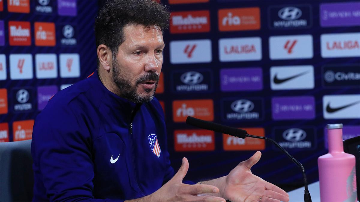 Simeone, en rueda de prensa