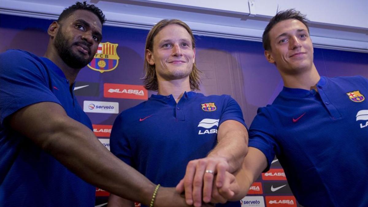 Alexis Borges, Dolenec y Lenne debutaron con el Barça Lassa