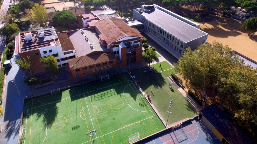 Vista aérea del Lycée International Barcelona Bon Soleil.