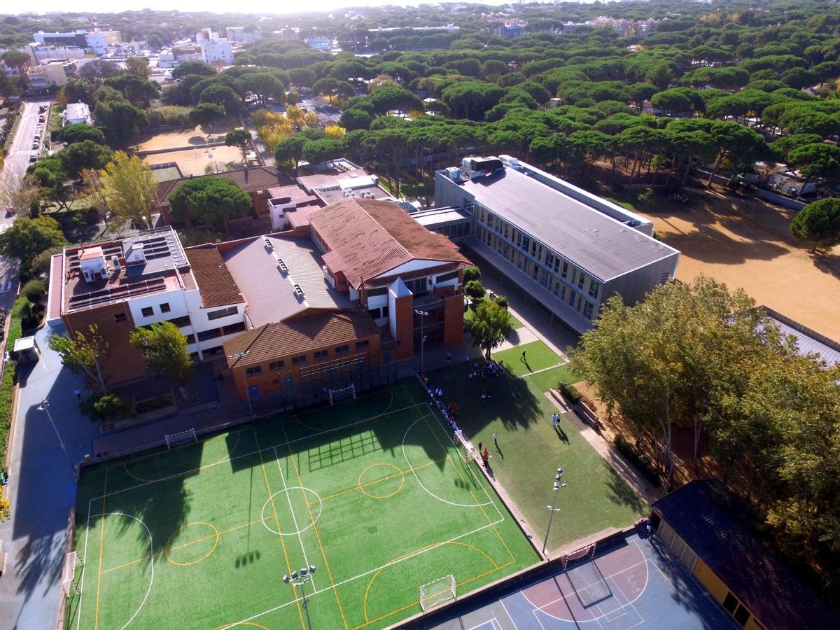 Vista aérea del Lycée International Barcelona Bon Soleil.