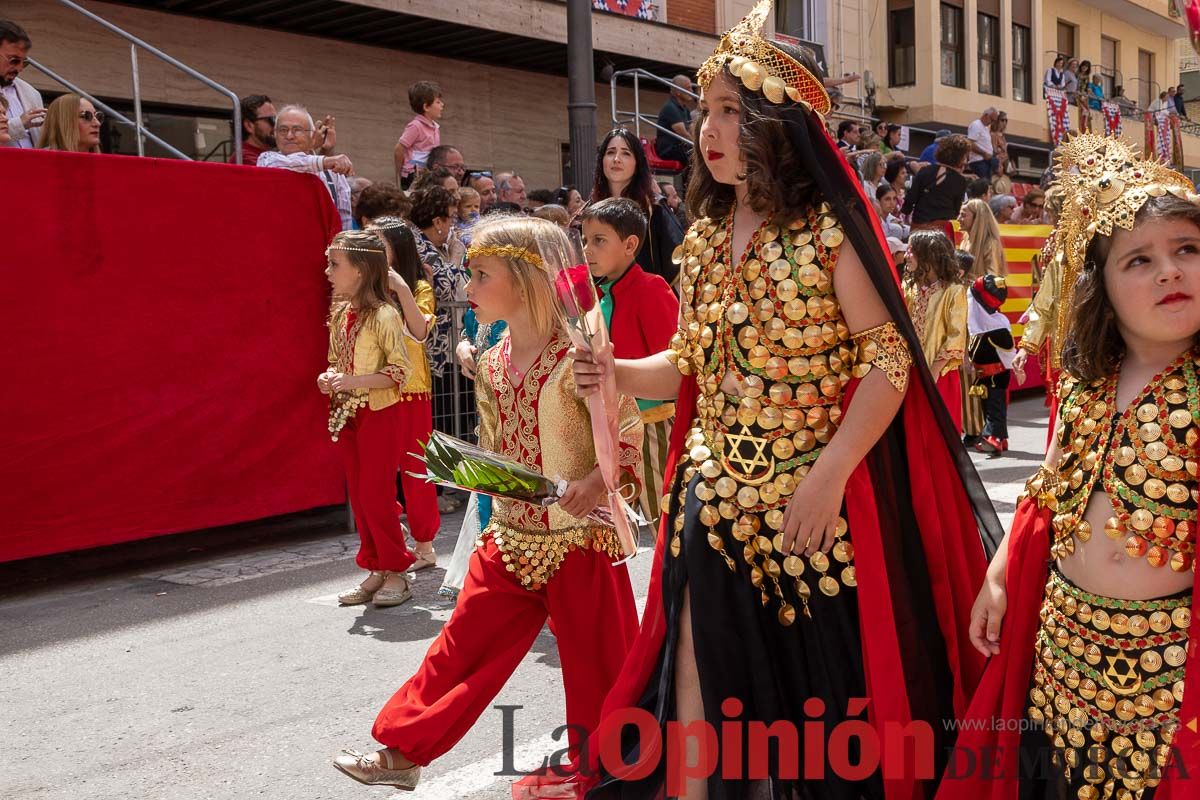 Desfile infantil del Bando Moro en las Fiestas de Caravaca