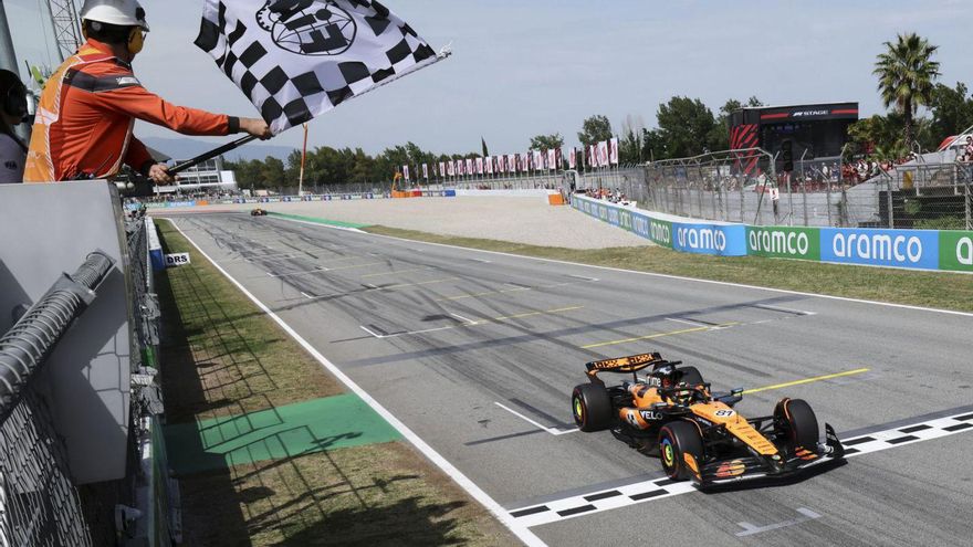 Piastri deslumbra en Montmeló