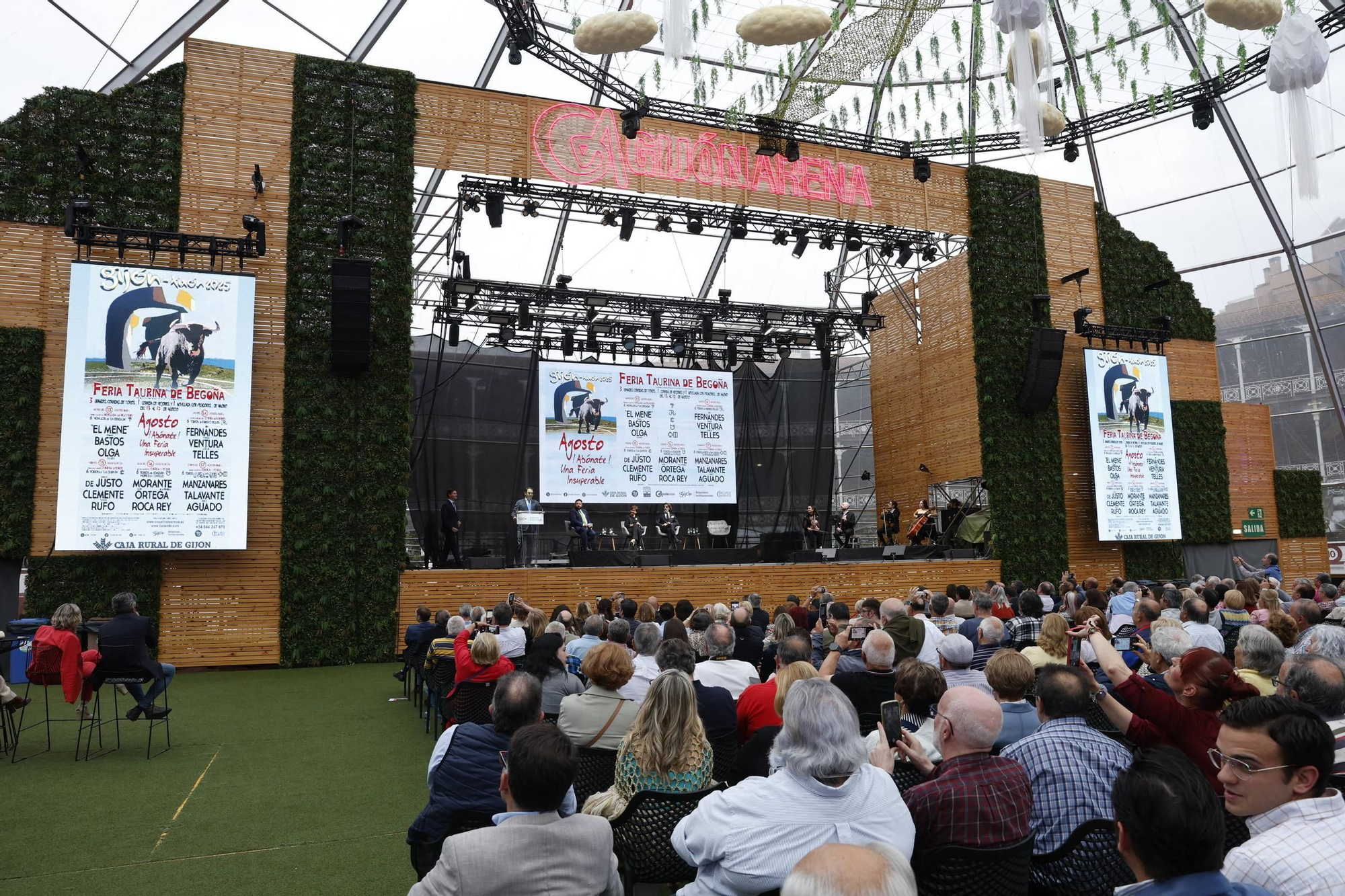 Así fue la presentación de la feria taurina de Gijón (en imágenes)