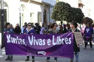 Manifestarse sen seguridade en Lalín