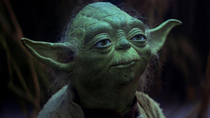 Una imagen del mítico maestro Yoda.
