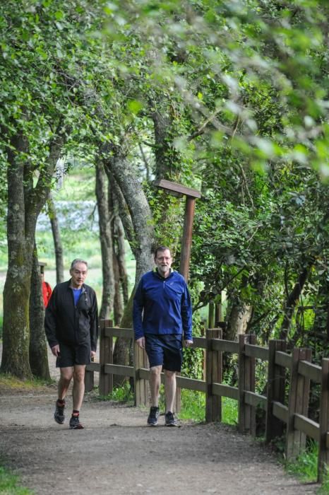 Mariano, fiel a su cita con la ruta da Pedra e da Auga