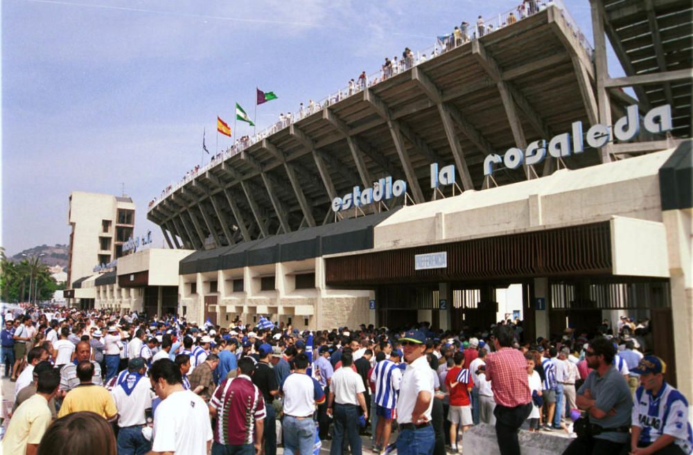 20 años del primer ascenso del Málaga CF a Primera