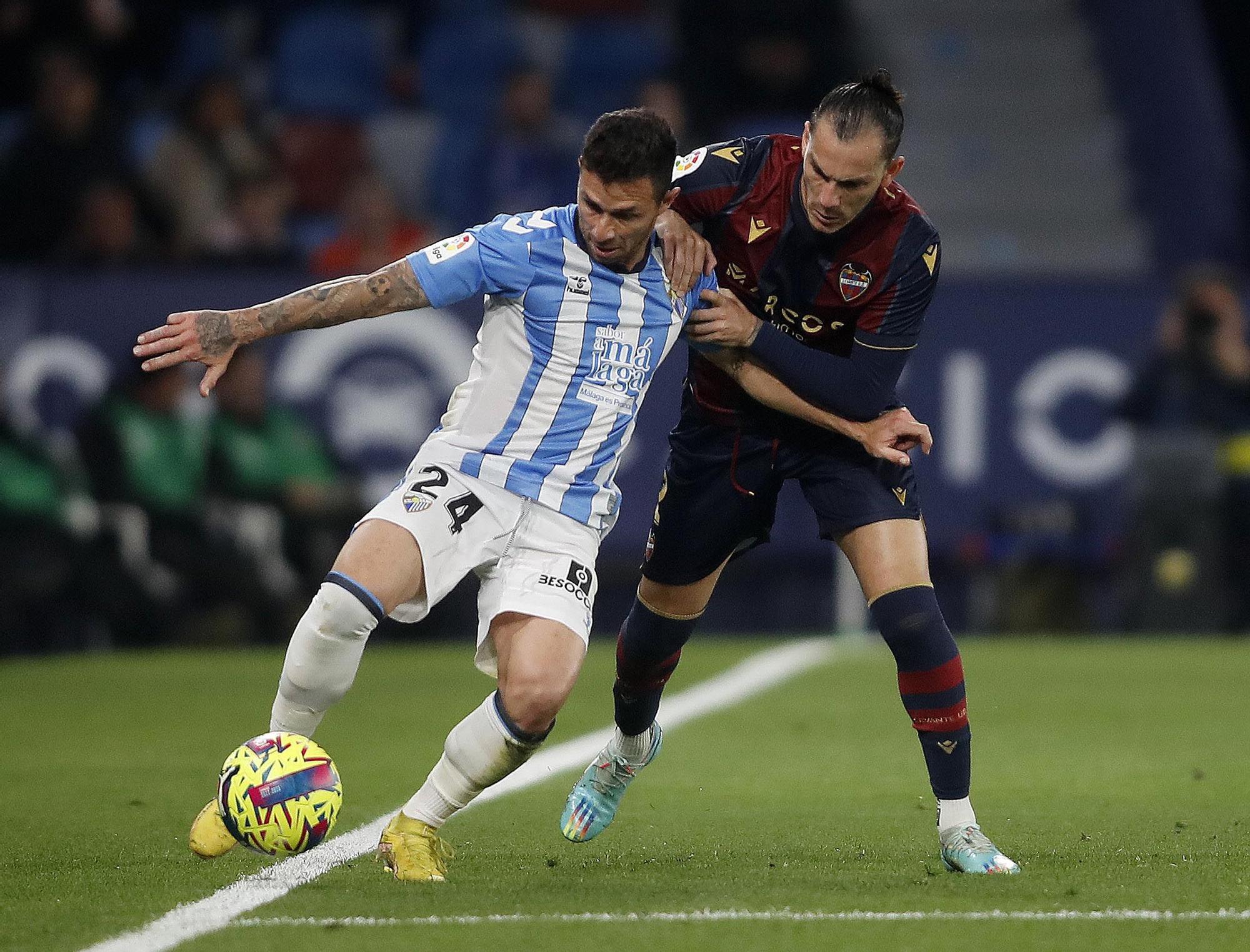 El Levante UD gana por la mínima al Málaga en el Ciutat