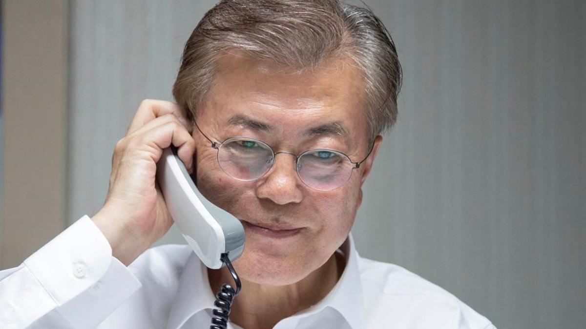 Moon Jae in, el nuevo presidente de Corea del Sur.